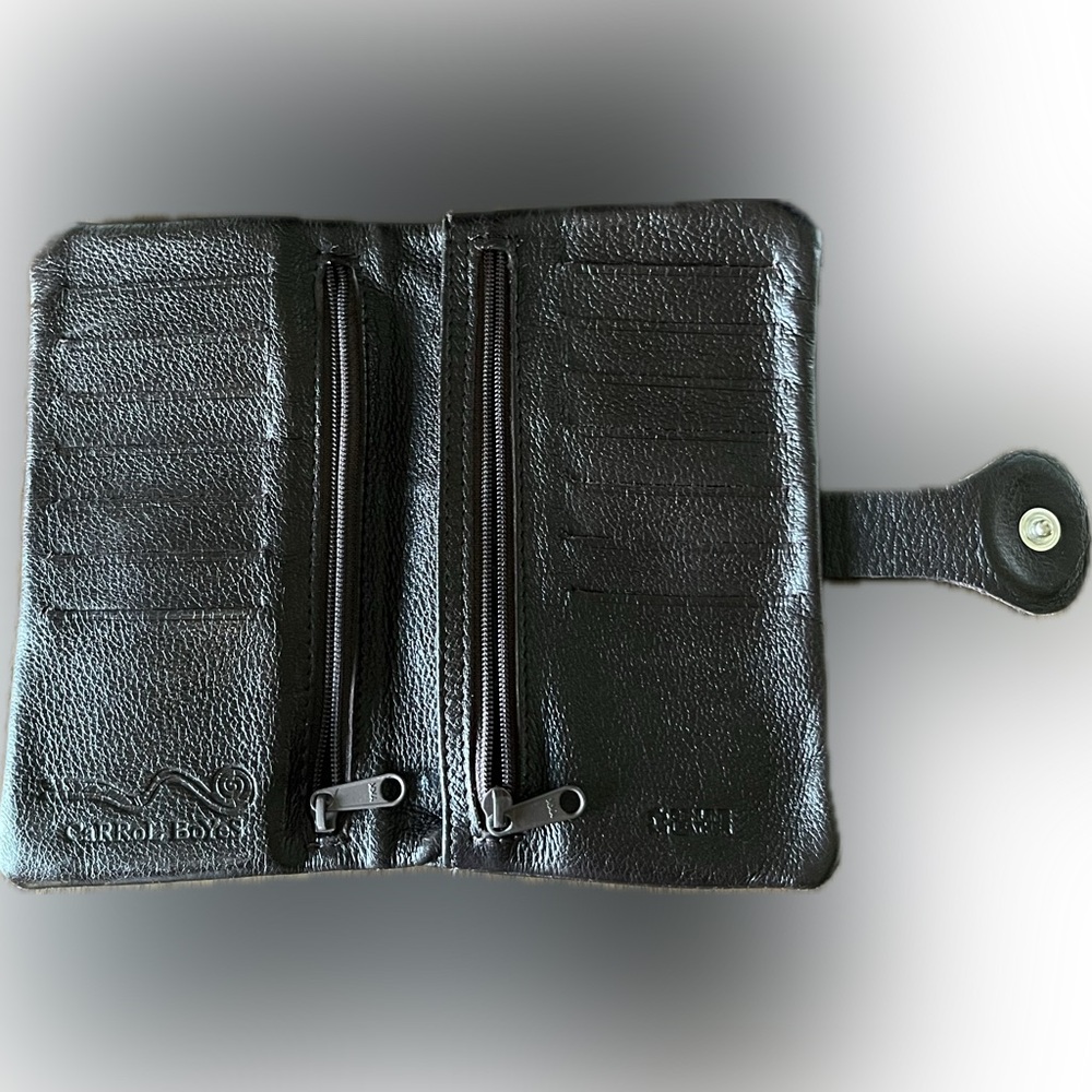 Carrol Boyes Beautiful Soft Leather Wallet- South African Artist - Picture 3 of 8